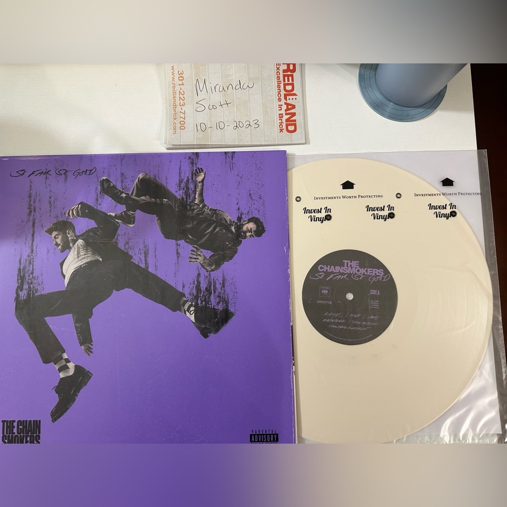 The Chainsmokers - So Far So Good - Opaque Bone Vinyl - DISCOUNTS FOR BUNDLES